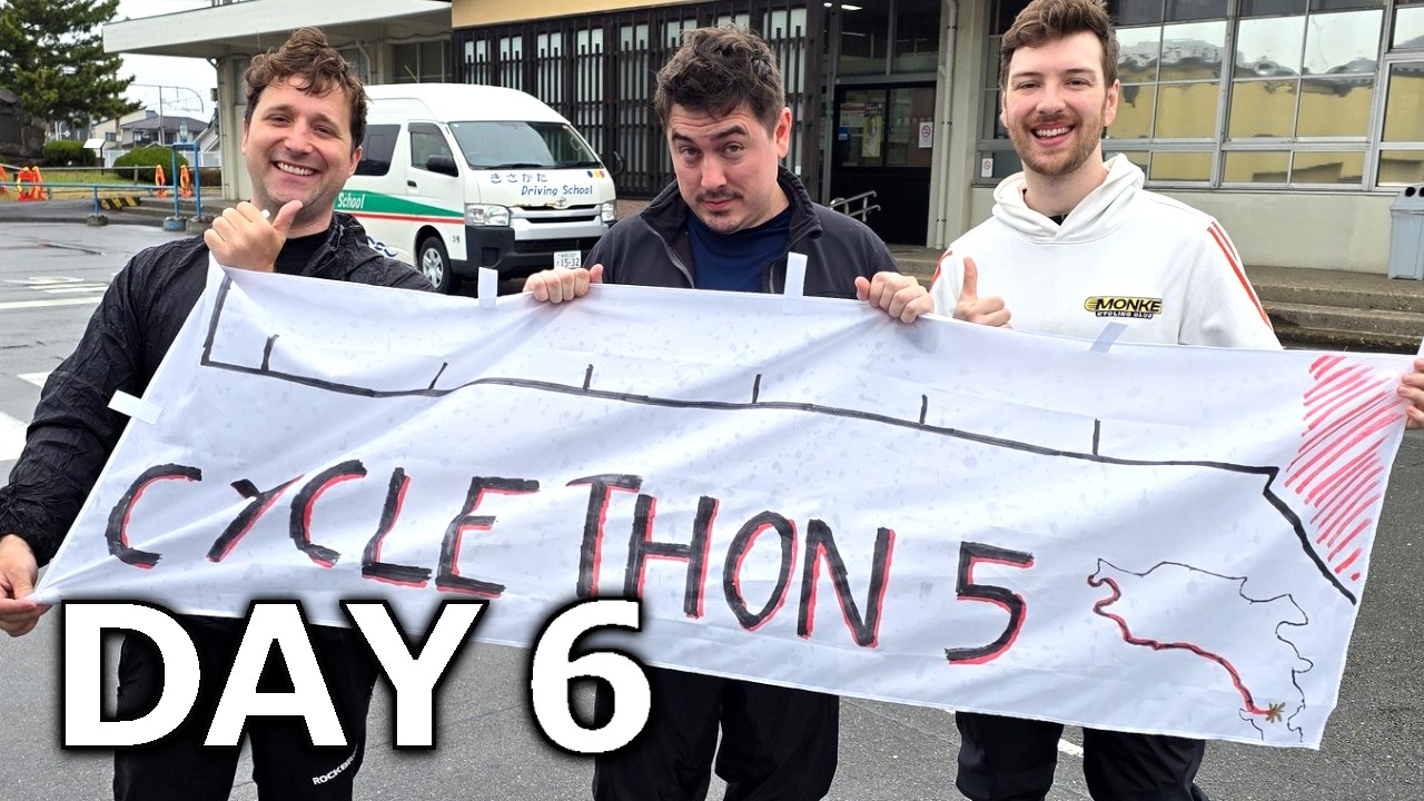 Robcdee Joins The Cyclethon On A Rainy Day | Cyclethon 5 Day 6