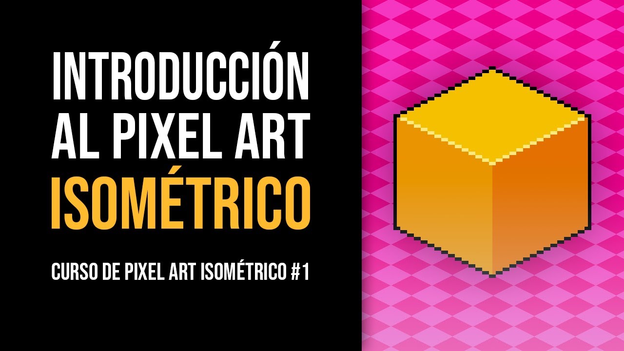 Como hacer tu PRIMER CUBO ISOMETRICO en PIXEL ART | Curso de Pixel Art Isométrico #1