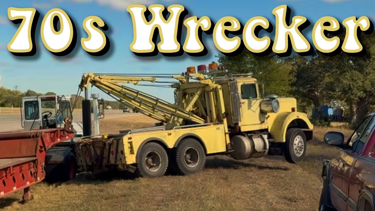 First Tow Call in 30 Years | Will it Run & Drive? Reviving a 1970 Diamond Reo Wrecker