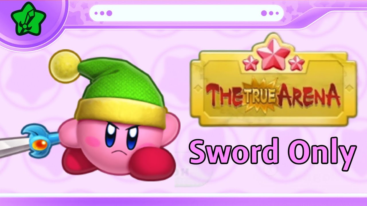 Kirby's Return to Dreamland Deluxe | The True Arena, Sword Only