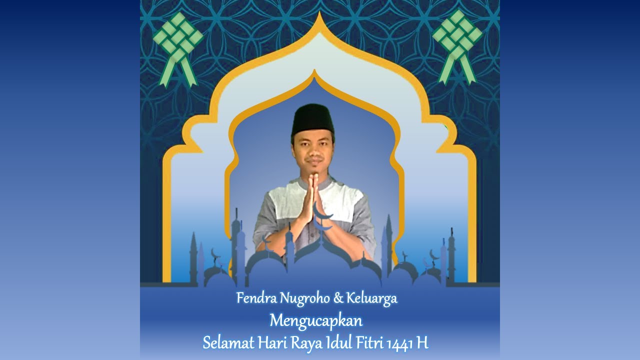 Video Ucapan Idul Fitri 2020 | Idul Fitri 1441 H (Free template Powepoint)
