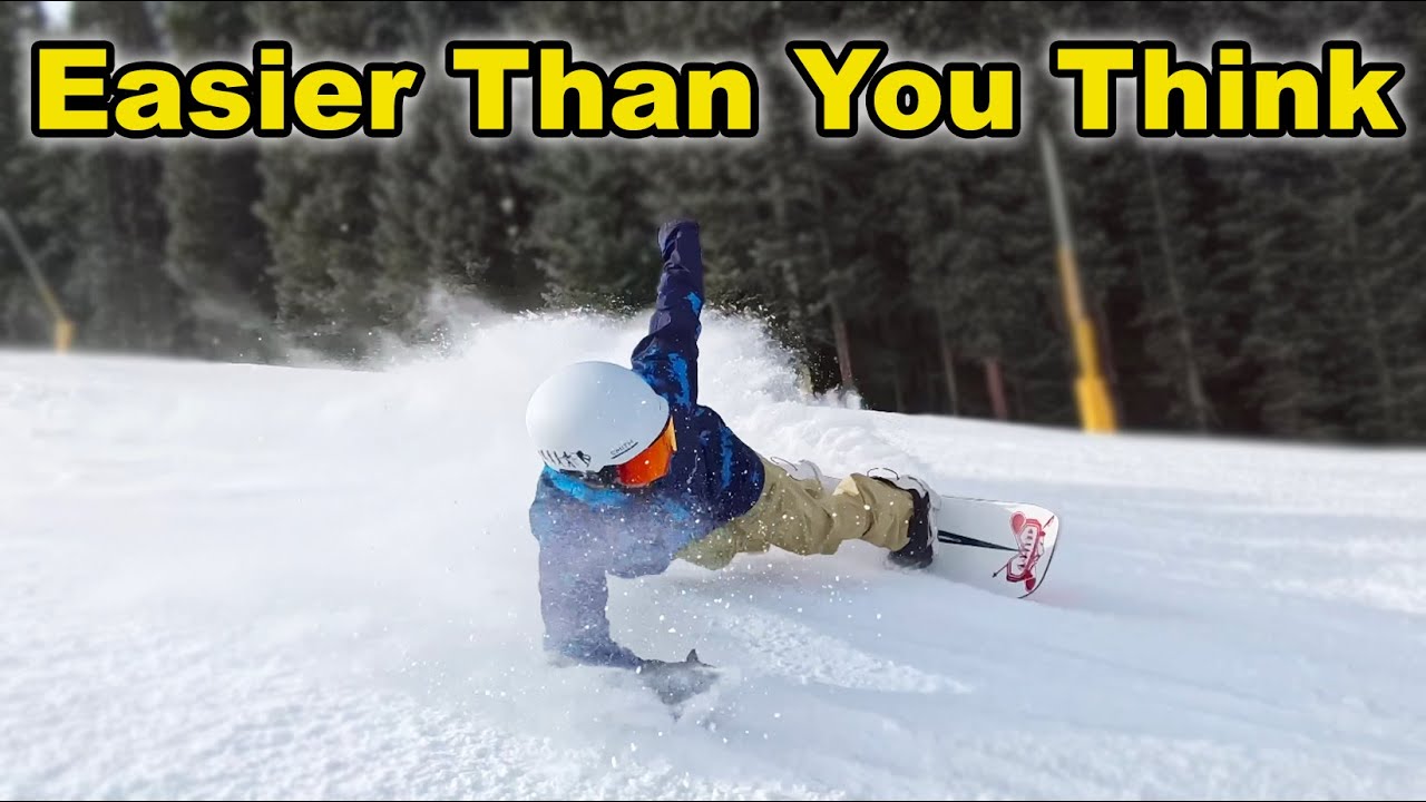 How to Laydown Carve Snowboarding