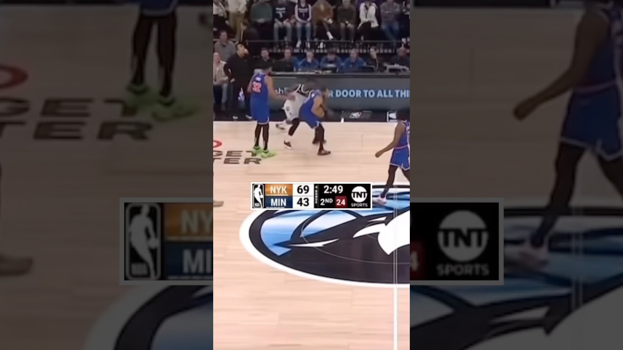 Two women tackled to ground by NBA security after storming onto court during Knicks vs Timberwolves