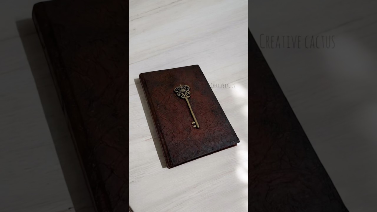vintage journal cover DIY 