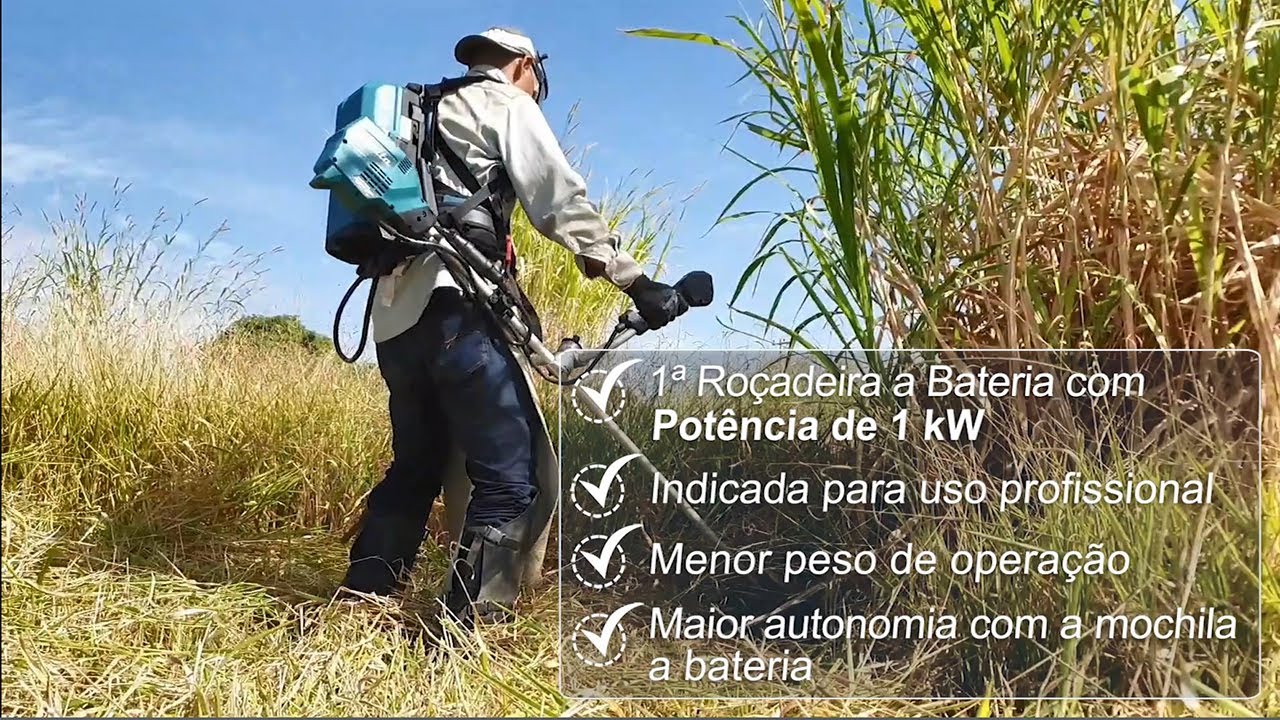 Roçadeira a Bateria da Makita modelo UR101