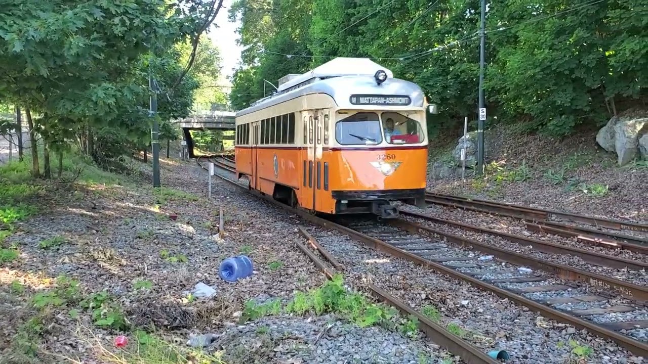 MBTA PCC Cars Along The Mattapan Line - Part 2
