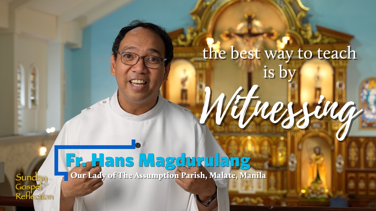 The best way to teach is by Witnessing