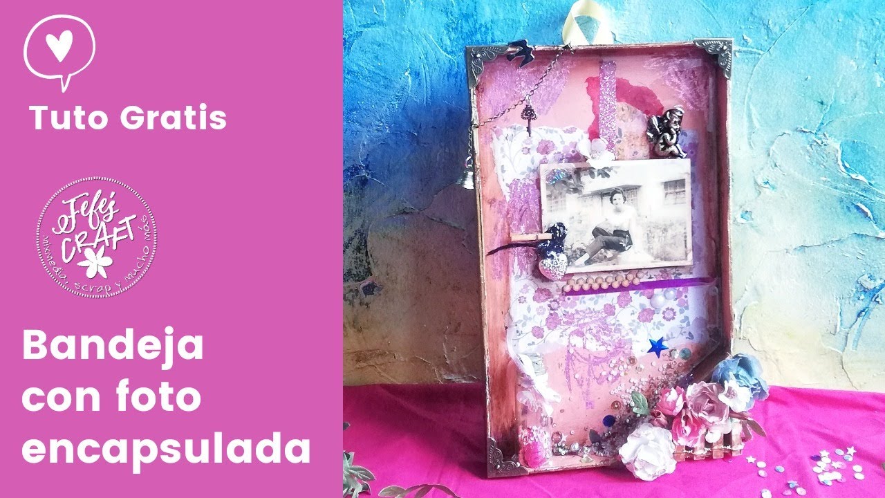 Bandeja Layout con foto encapsulada
