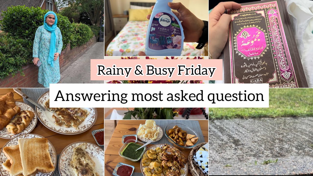 Busy and rainy Friday | Answer to your most asked question 🌸