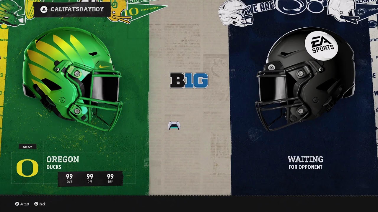 Ducks vs penn state