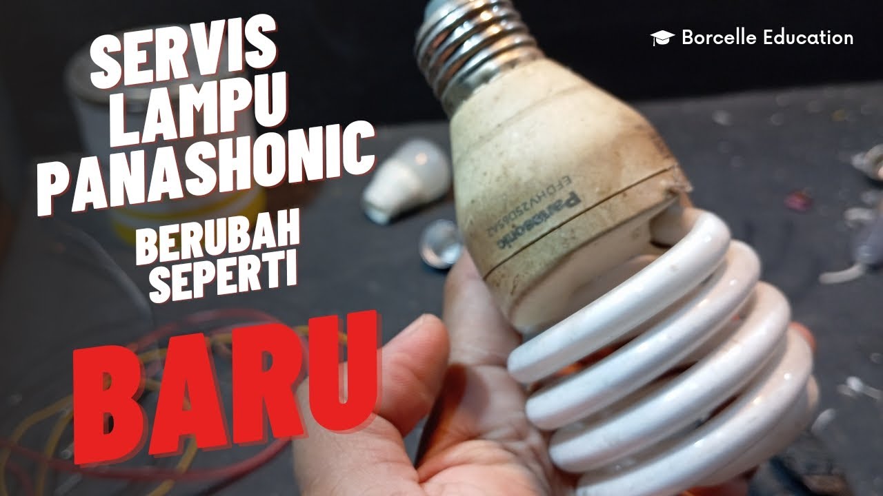 SERVIS LAMPU ULIR panasonic mati sampe bisa menyala