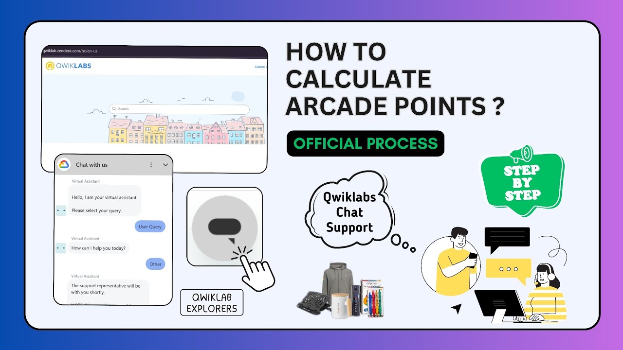 Calculate How Much Arcade Points have in your GCSB profile || Official Qwiklabs Chat Support #arcade