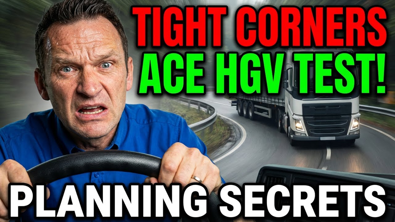 Struggling with Tight Corners? Discover Key HGV Test Planning Tips to Ace Your Class1 on road test!