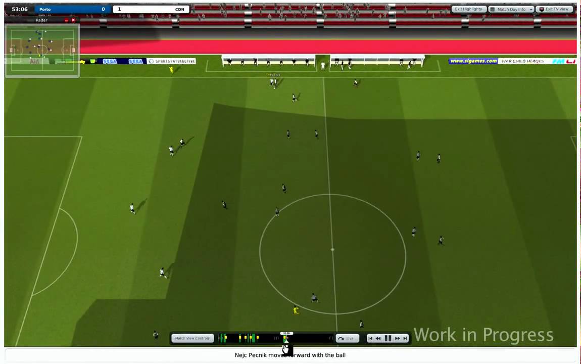 FM2010 Match engine work in progress video (Tuesday)