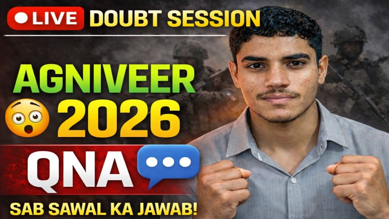Agniveer Bharthi 2026 Doubt Session