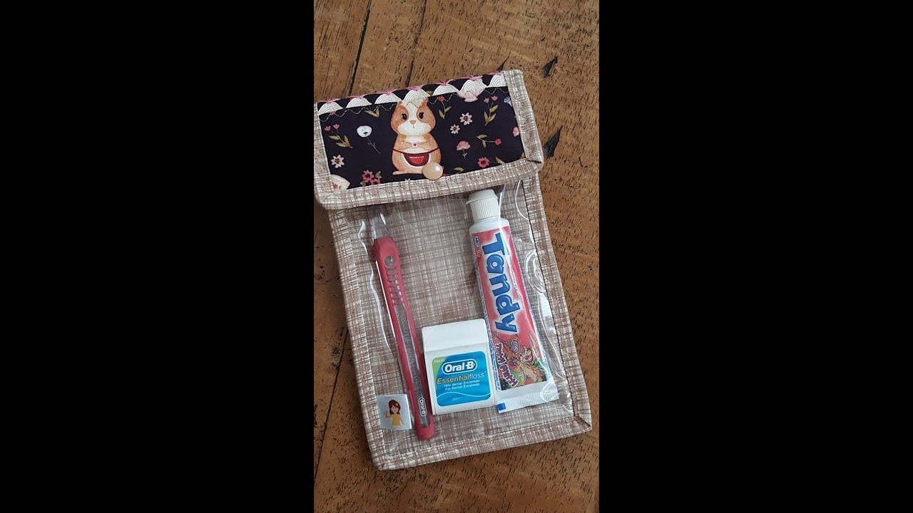 Porta escova de dentes, fácil e rápido de fazer 😉