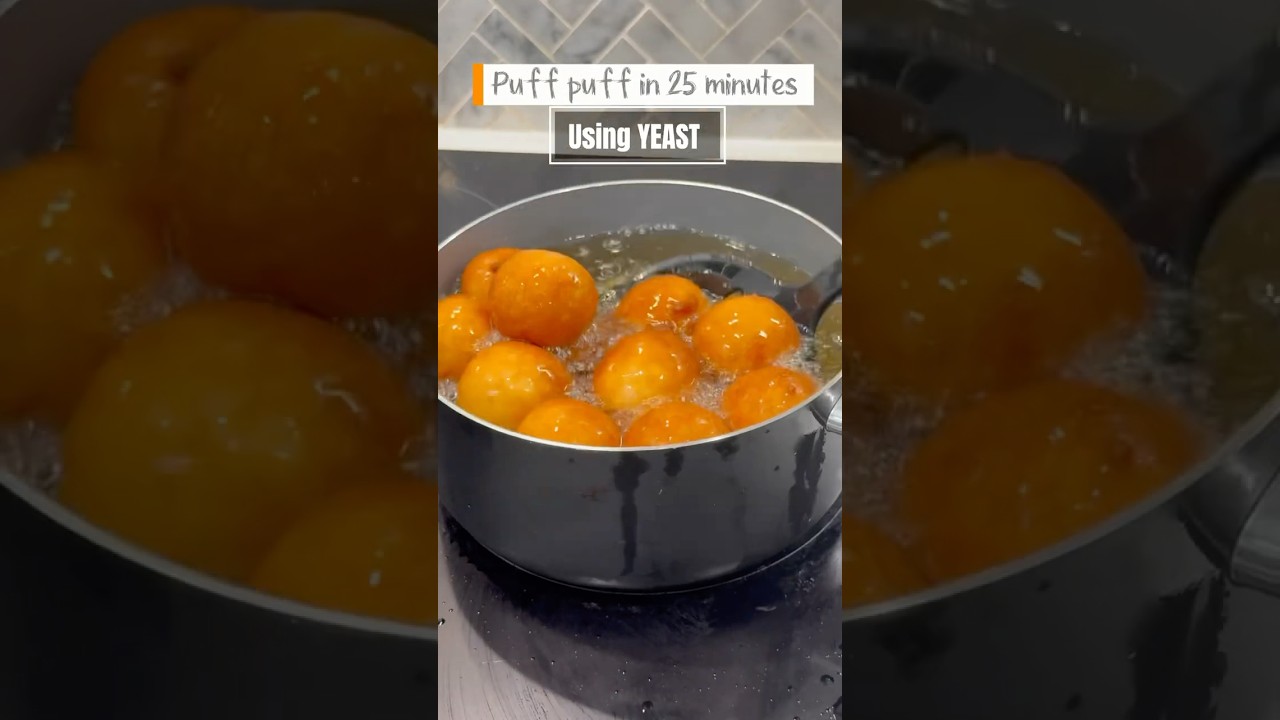 Puff puff in 25 minutes using yeast #puffpuffrecipe  #howtomakepuffpuff #easypuffpuff #nigerianrecip