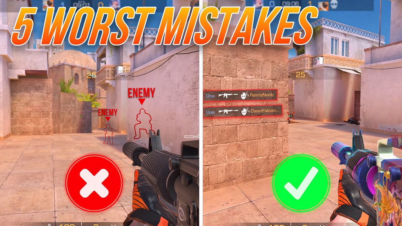 5 MISTAKES Beginners Make In Competitive | STANDOFF 2 TIPS
