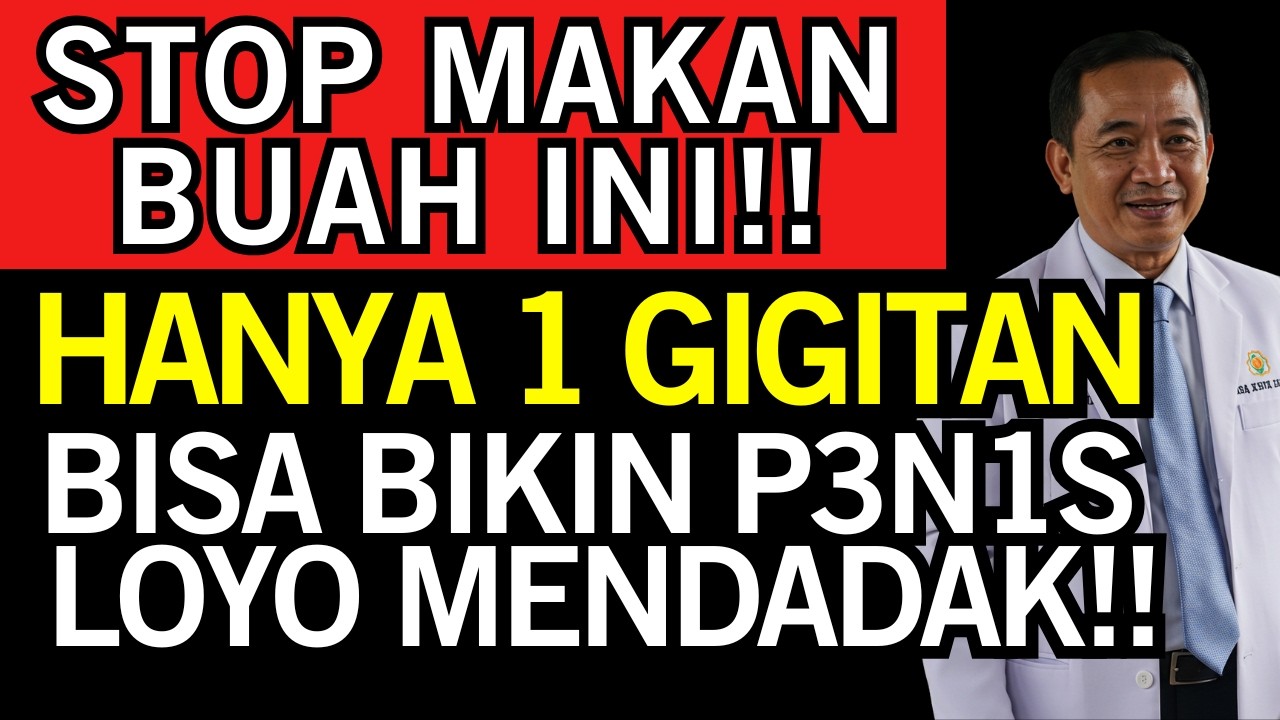 Dokter Bongkar‼️4 Buah PENURUN Testosteron & 4 Buah PEMULIH untuk Kesehatan Lansia Pria