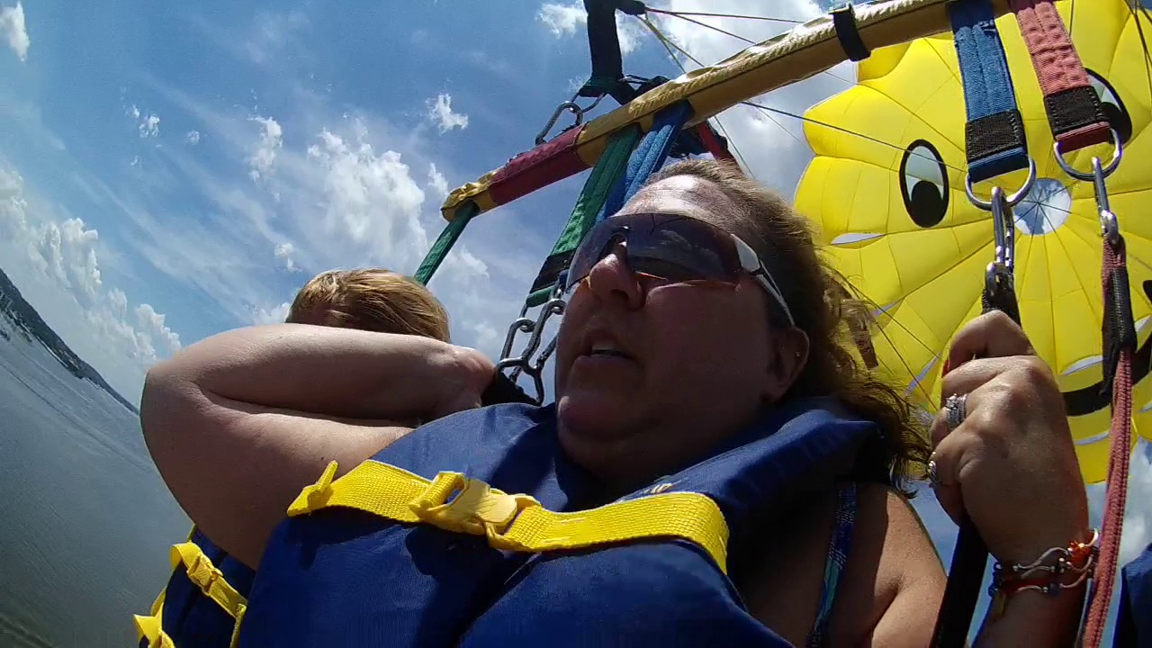 Parasailing in the Ozarks