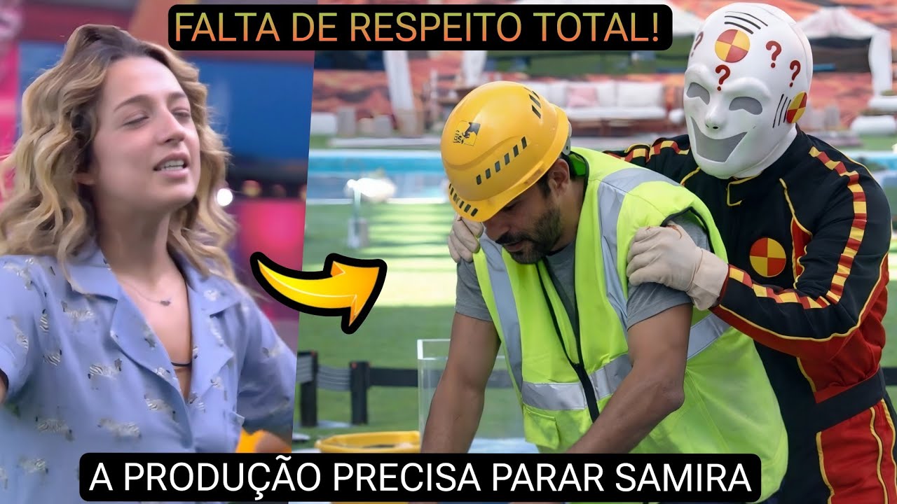 BBB 26: DESUMANO! COWBOY PASSA MAL PEDI AJUDA E SAMIRA SE RECUSA A CHAMAR PELA PRODUÇÃO NO BBB