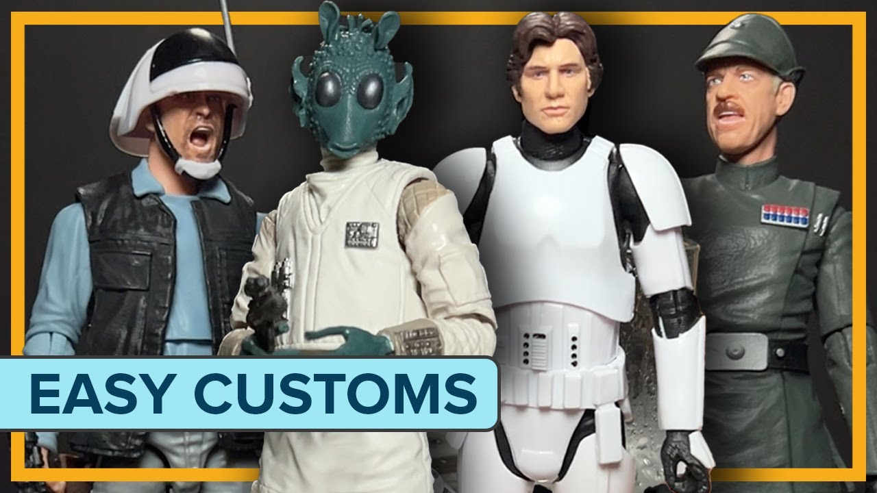 EASY No-Paint Black Series customs you can make today!