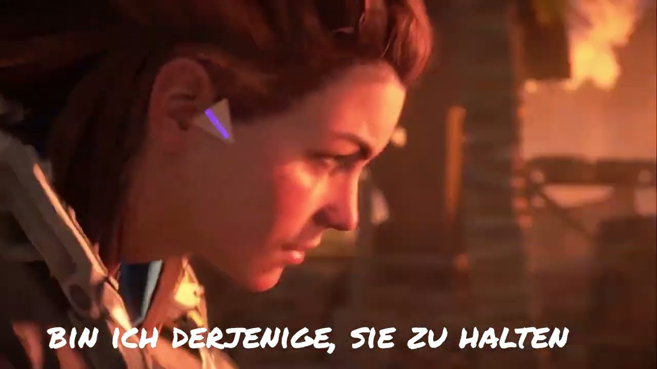 In The Flood -  Horizon Forbidden West - Song mit Untertitel Deutsch - Open Theme Song