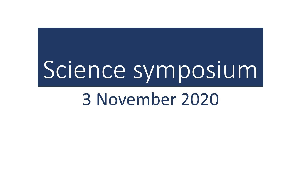 National Capital Conference Science Symposium held virtually on 3 Nov 2020