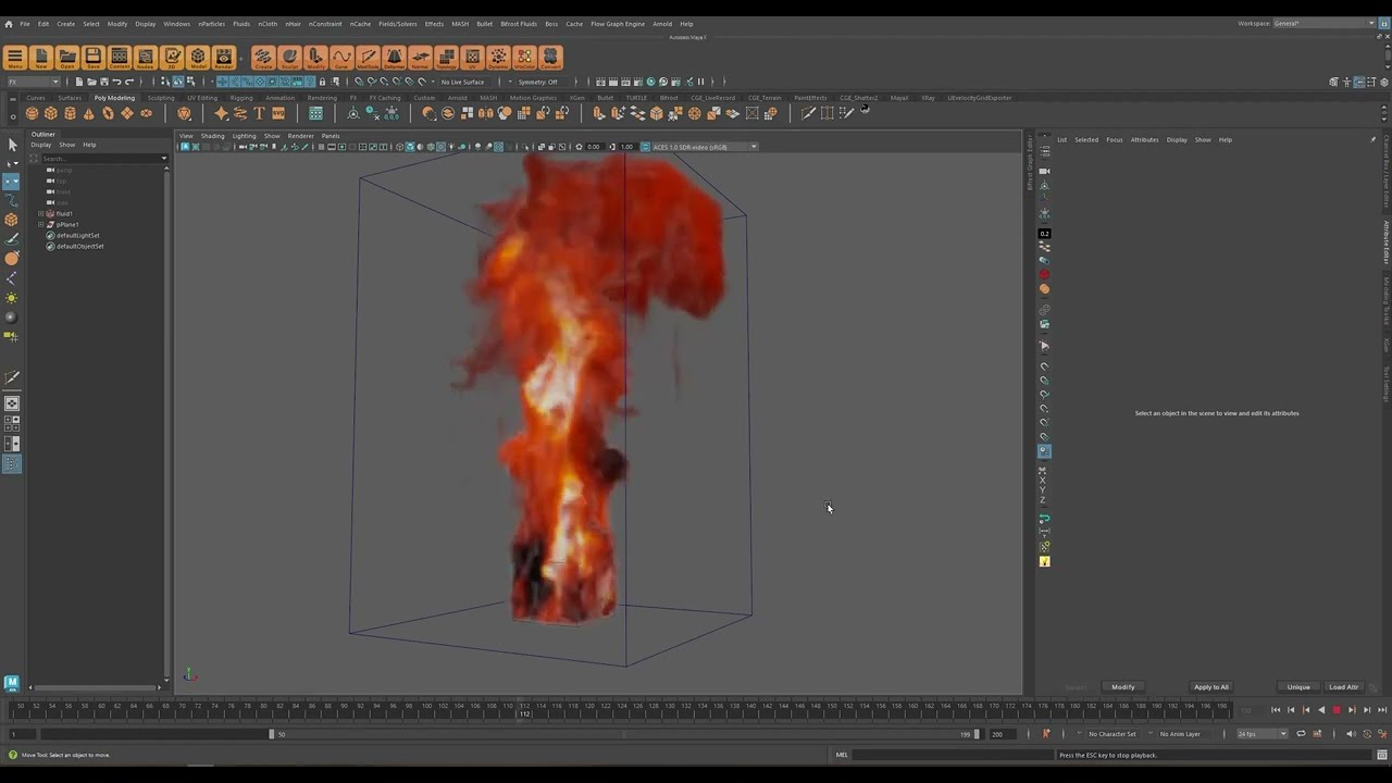 Loop any simulation in Maya