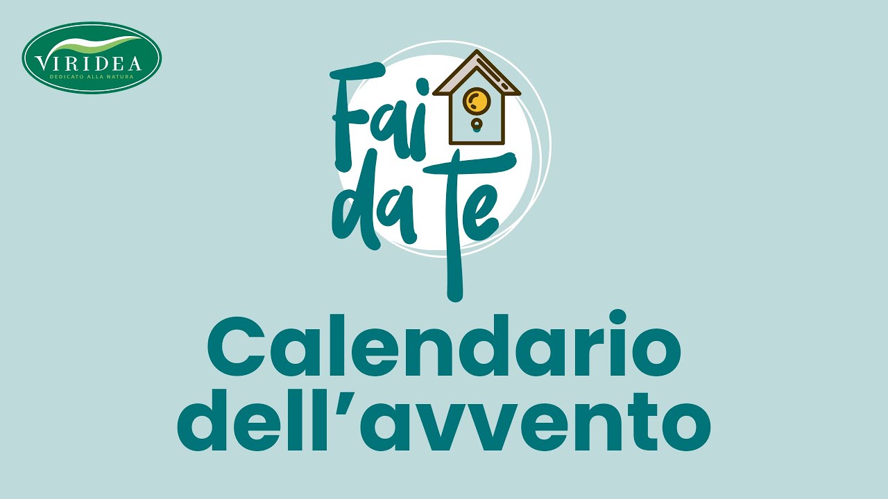 TUTORIAL CALENDARIO DELL'AVVENTO