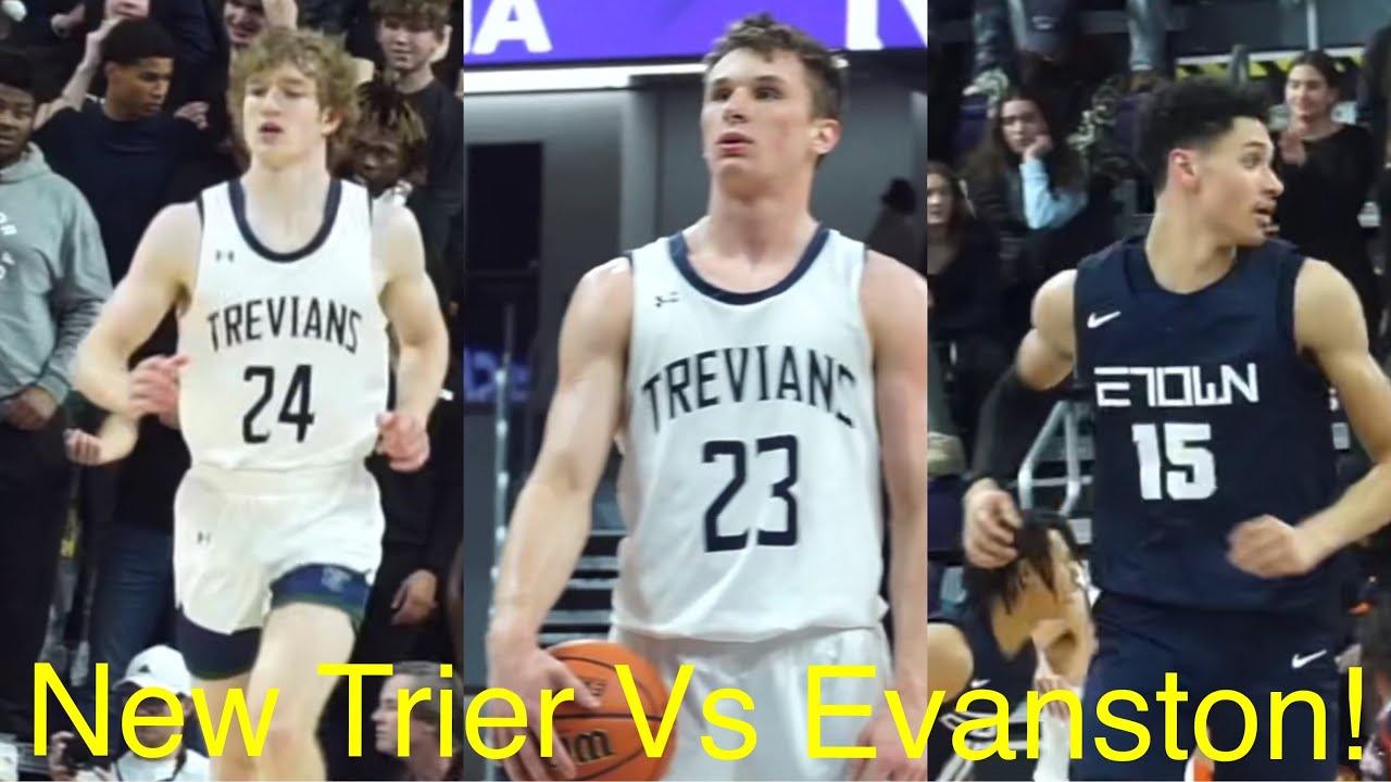 Rivalry Game! Evanston Vs New Trier! Jake Fiegan Goes Off! Full Highlights !