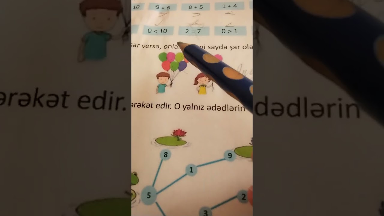 1ci sinif Riyaziyyat dərslik 1ci hissə səh:40 &uuml;mumiləşdirici tapşırıqlar 