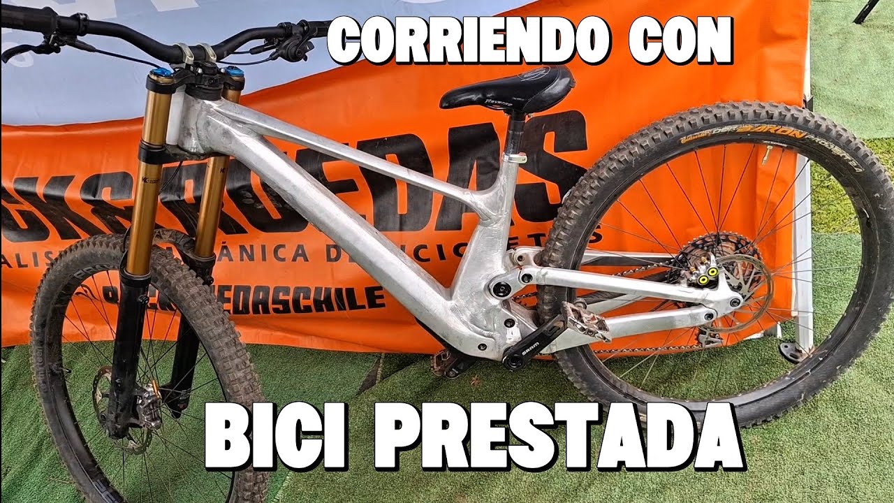 EN ESTA CARRERA PASO DE TODO,  La pista mas rapida de chile 🇨🇱 puchuncavi, corri con bici prestada😬