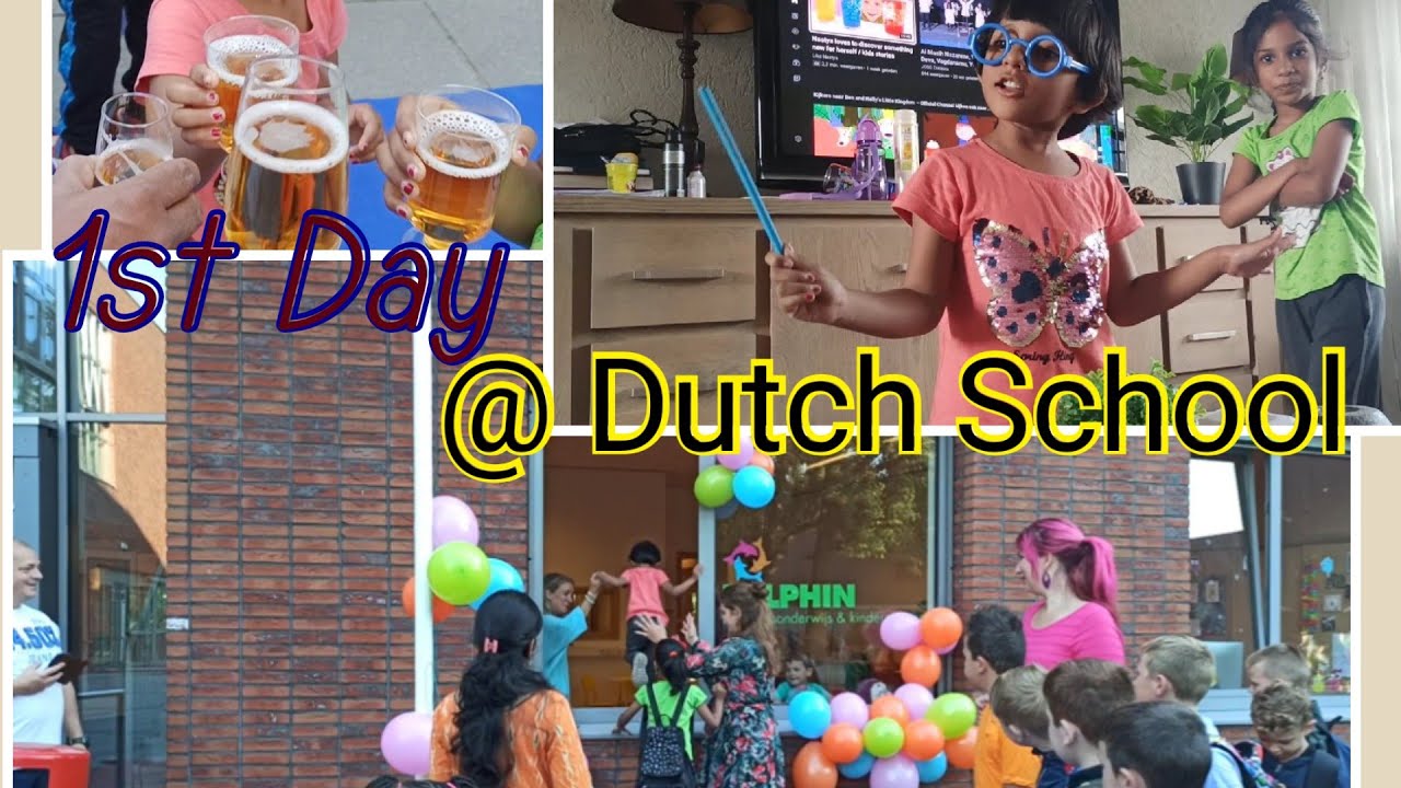 Back to School at Netherlands// First Day in Dutch School // Fun at School