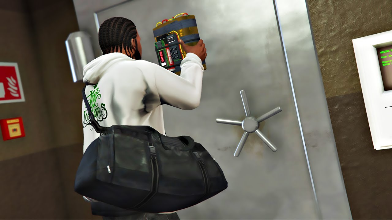 VEJA O QUE ACONTECE SE VOCÊ ROUBAR UM BANCO NO GTA 5 - GTA V MODS