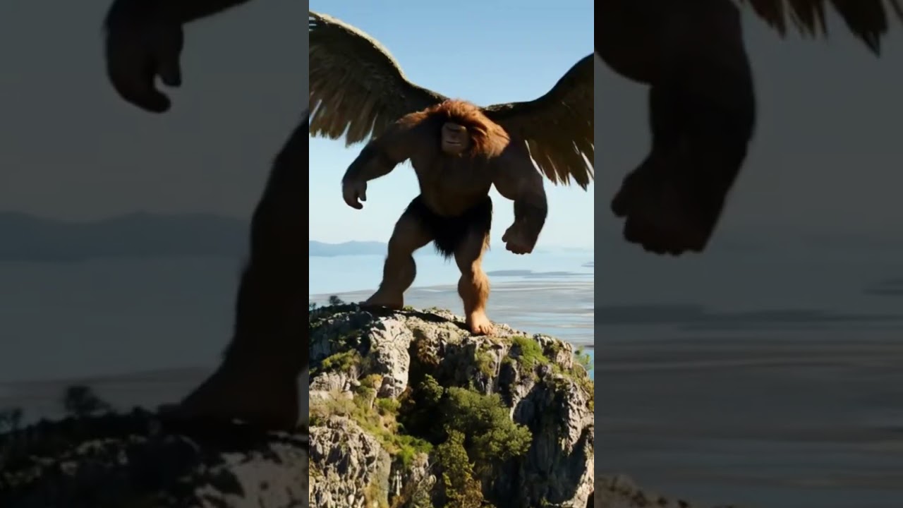 Rise of the Winged Caveman #viralvideo #animation #ai #cave #dance
