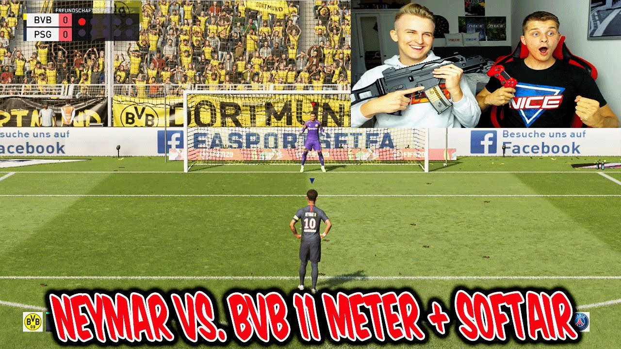 Harte SOFTAIR Bestrafung in NEYMAR vs. DORTMUND 11 Meter schie&szlig;en vs. Bruder - Fifa 20 Ultimate Team