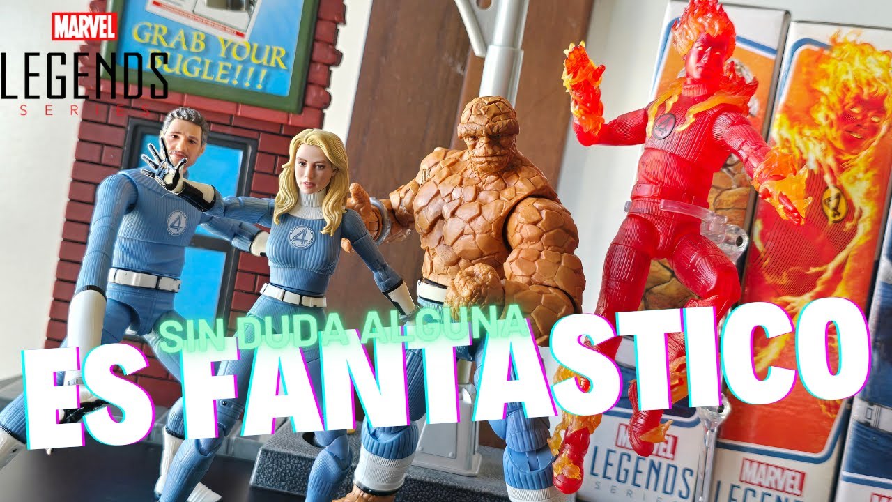 Esta coleccion de Marvel Legends es fantastica, Los 4 Fantasticos primeros paso, Unboxing Parte 2