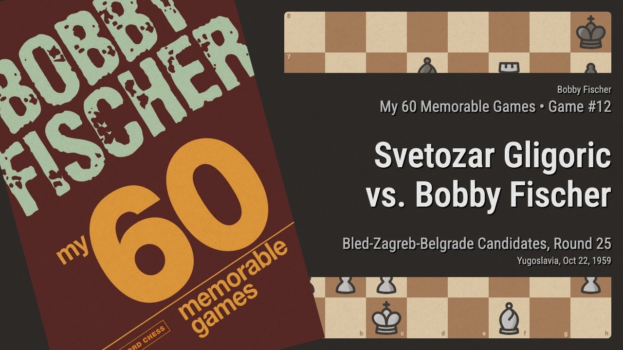 Svetozar Gligoric vs. Bobby Fischer (1959)