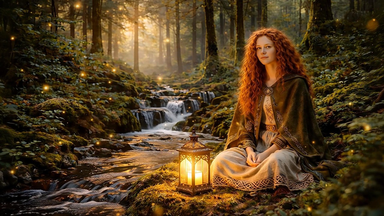 Elder Grove | Celtic Forest Ambience | Soft Lantern Light & Quiet Woodland Calm