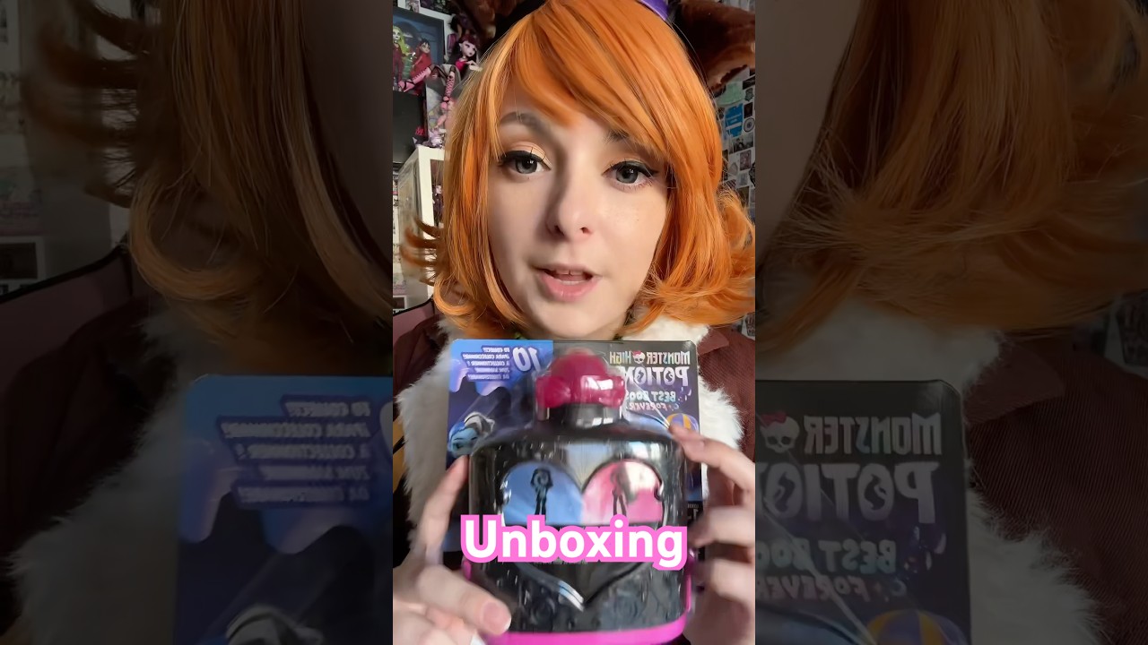 Wiewi&oacute;rka robi unboxing Monster High &hearts;️ eliksiry potions #monsterhigh #figurki