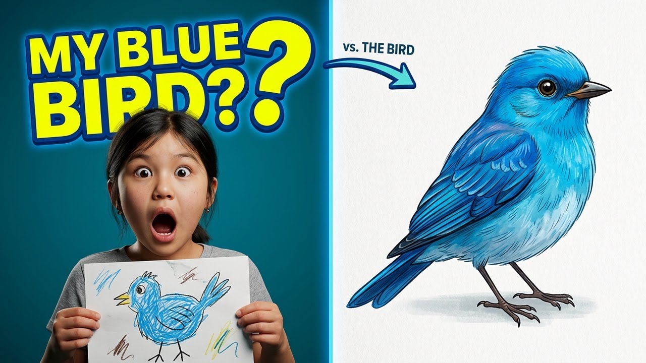 Drawing a Blue Bird | Lilly's Unexpected Drama Unfolds