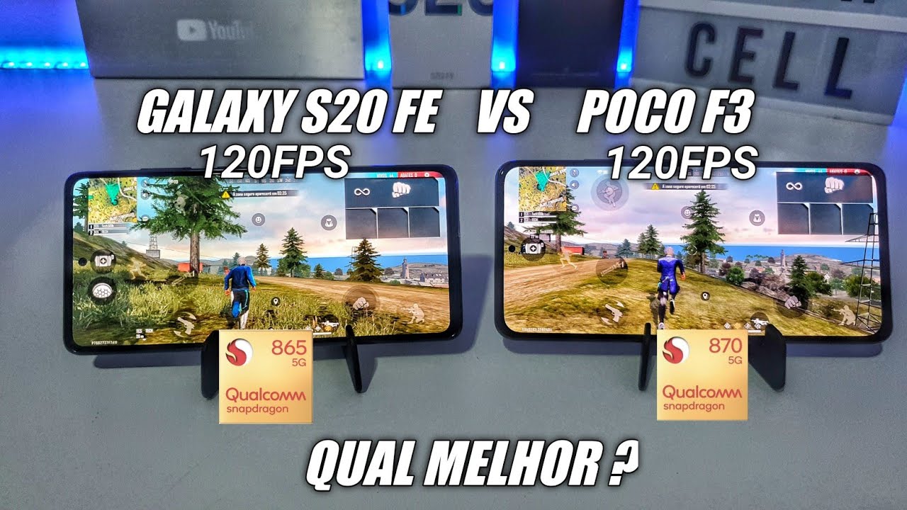 POCO F3 VS GALAXY S20 FE QUAL MELHOR ? SAMSUNG VS XIAOMI!