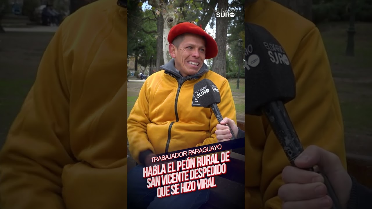 Habla el peón rural de San Vicente despedido que se hizo viral