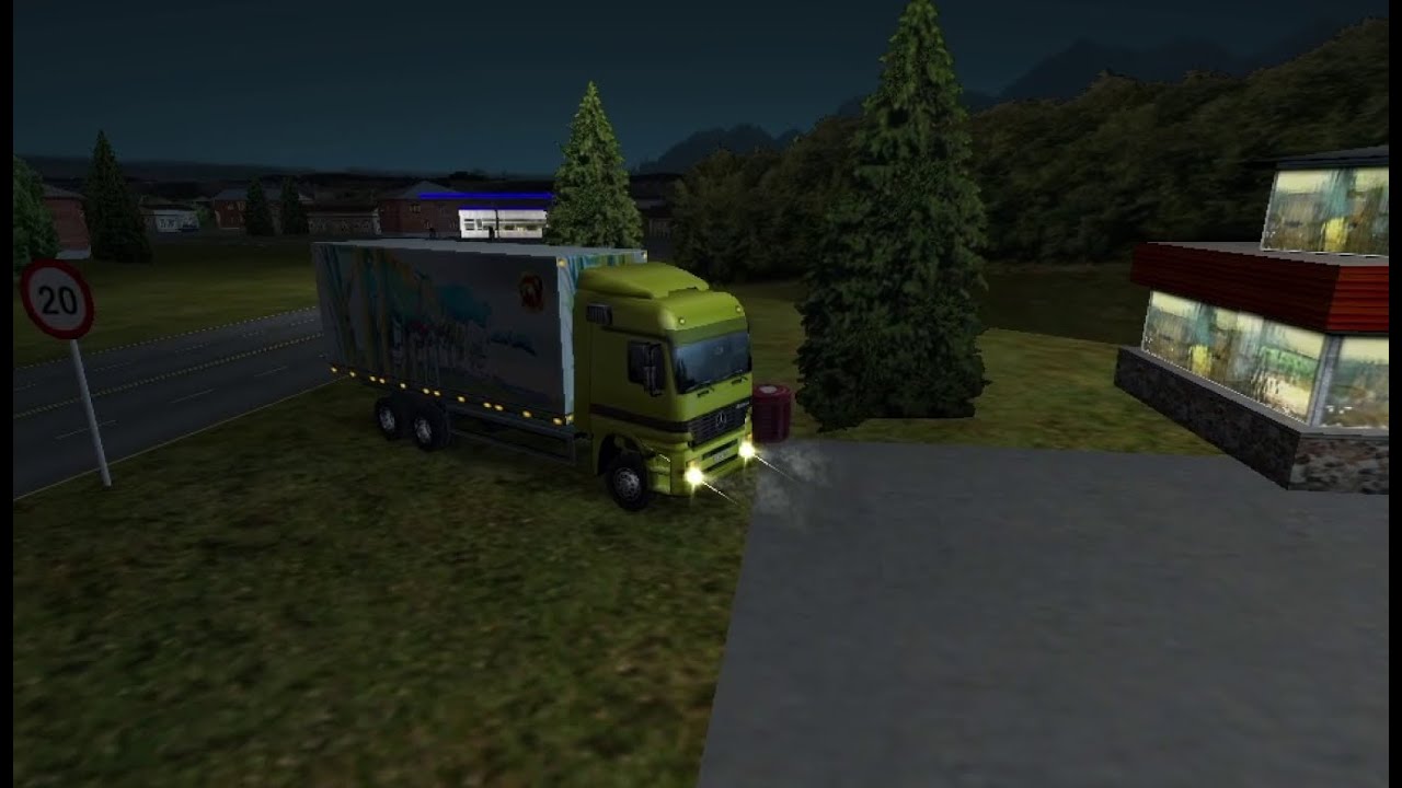 Police chases, shooting, fast cargo run | Hard Truck 2