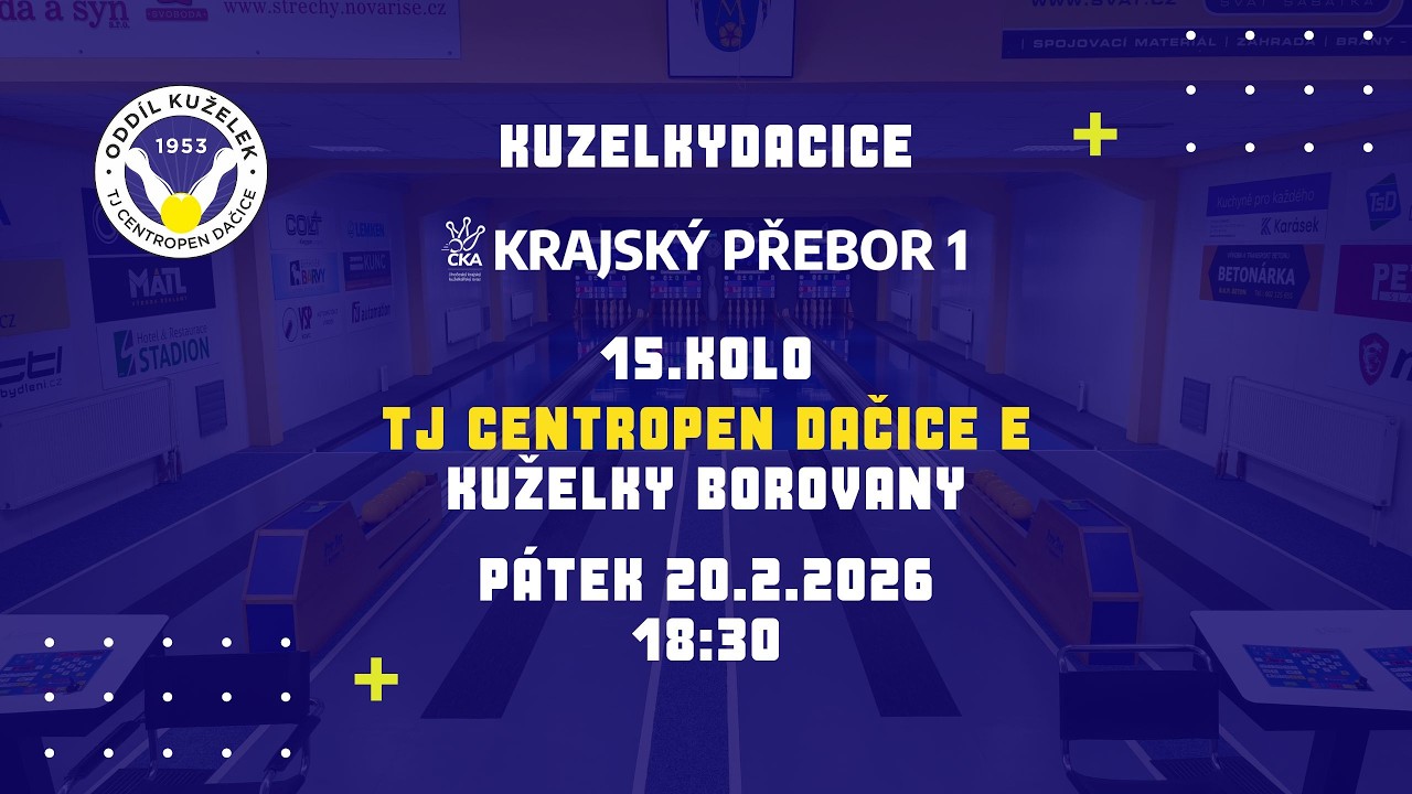 TJ Centropen Dačice E - Kuželky Borovany