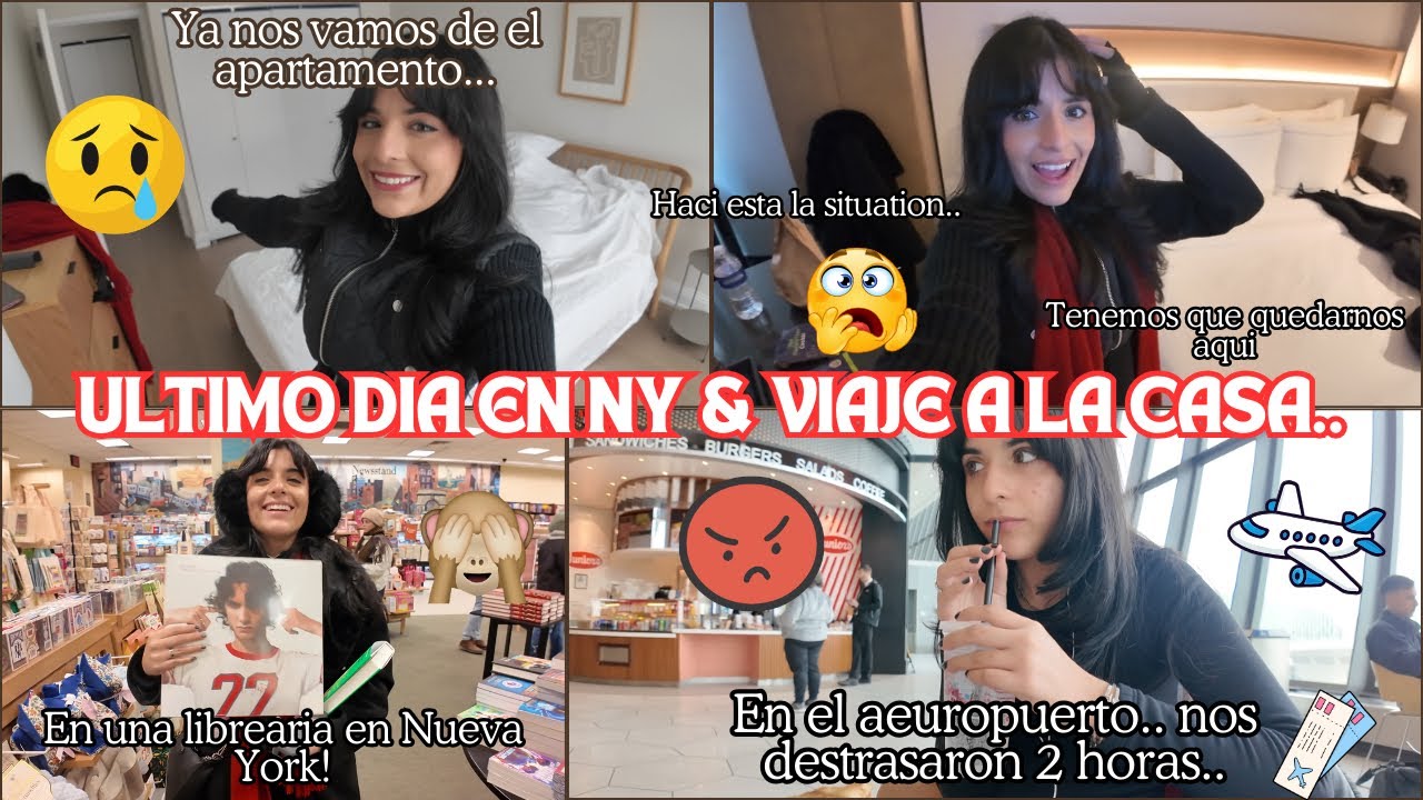 Ultimo Dia en NY🥺🗽: Nuestro Viaje à la casa..✈️😡Haci fue la situation..🙏🏼