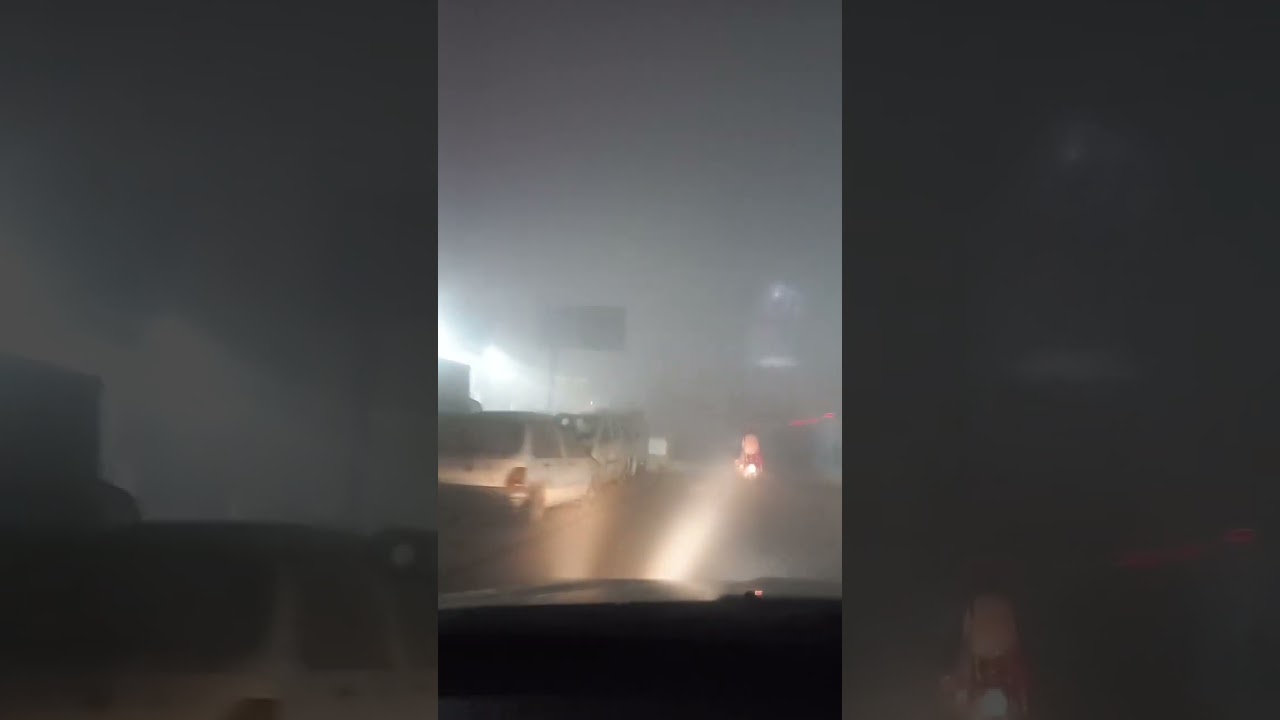 heavy fog in patna, Bihar ..!