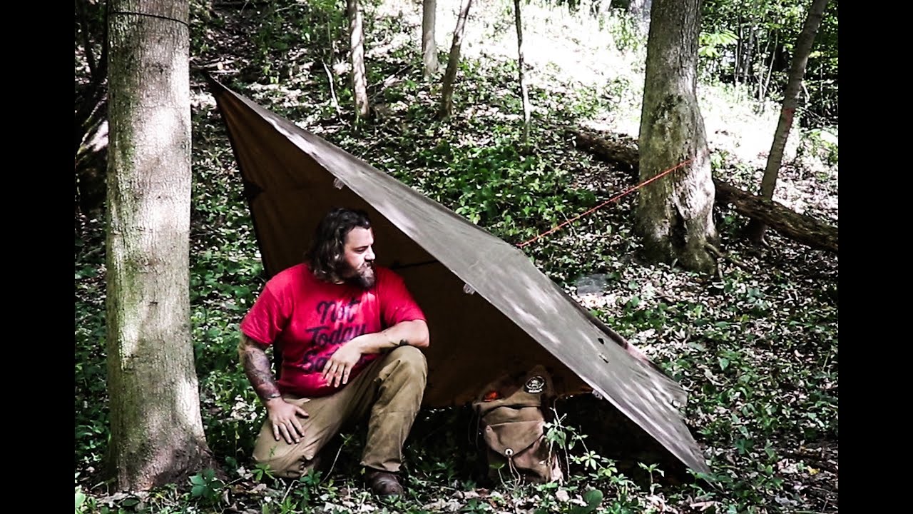 How to set up a Plow Point Tarp Shelter