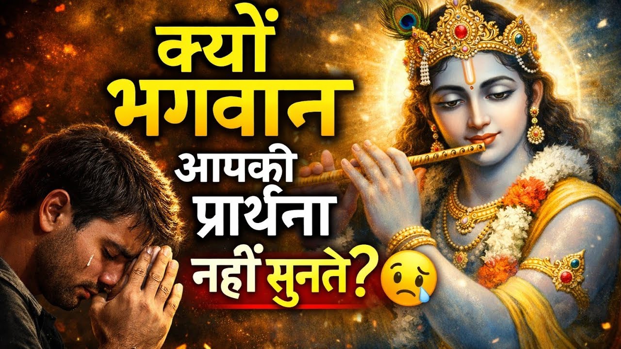 क्यों भगवान आपकी प्रार्थना नहीं सुनते? Krishna Motivation Speech 🙏🏻🙏🏻🙏🏻🙏🏻